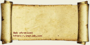 Miljana Zafirović vizit kartica